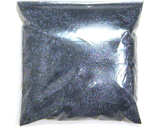 Slate Blue Glitter, Extra Fine .004" Solvent Resistant Bulk Loose Glitter, Nail Polish, Lip Gloss, Face & Body, Tumblers 9oz / 266ml Package