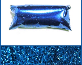 Electric Blue Glitter, Fine .015", Poly Loose Solvent Resistant Bulk Glitter, Nail Polish, Weddings, Tumblers, Lip Gloss, Eyeshadow Glitter