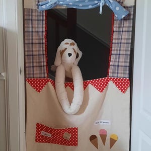Puppet Theatre, Doorway Puppet Theatre, Role Play Theatre, Puppet Show, Fabric Puppet Theatre