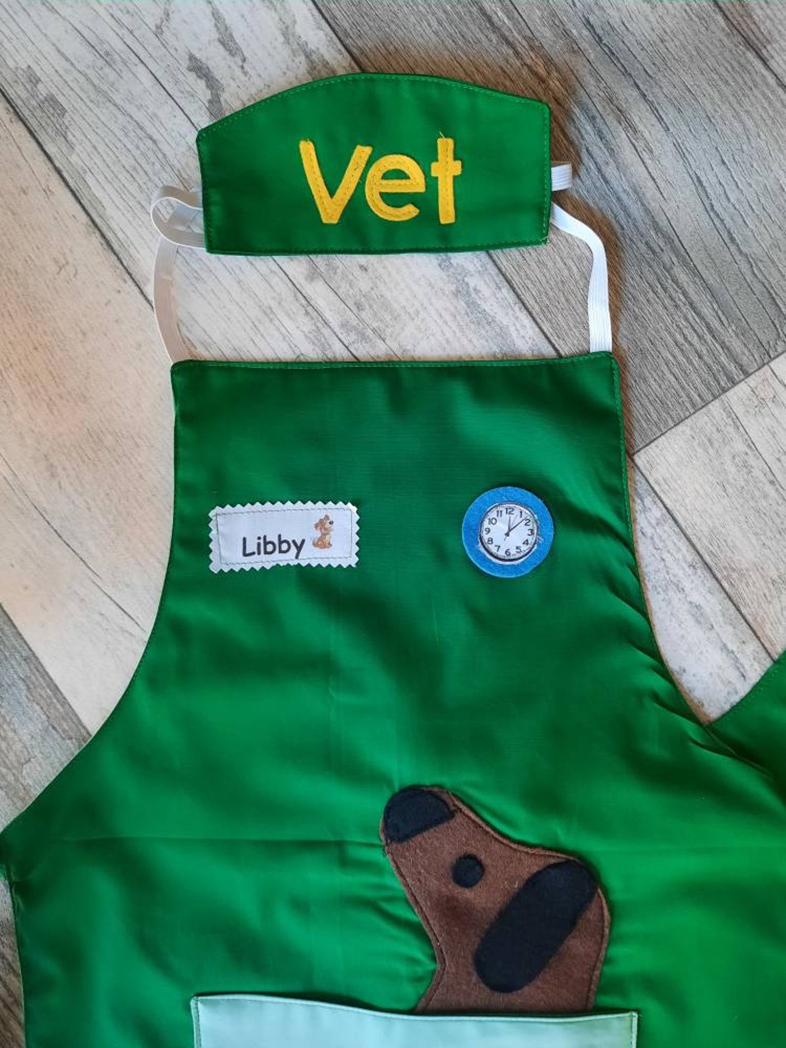 Childrens Role Play Dressing Up Vet Dressing up Apron for Etsy UK
