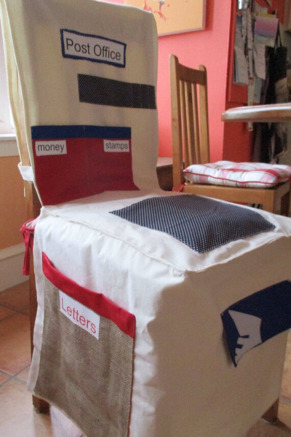 Fabric Post Officecooker Workbench Role Play Chair Cover Etsy