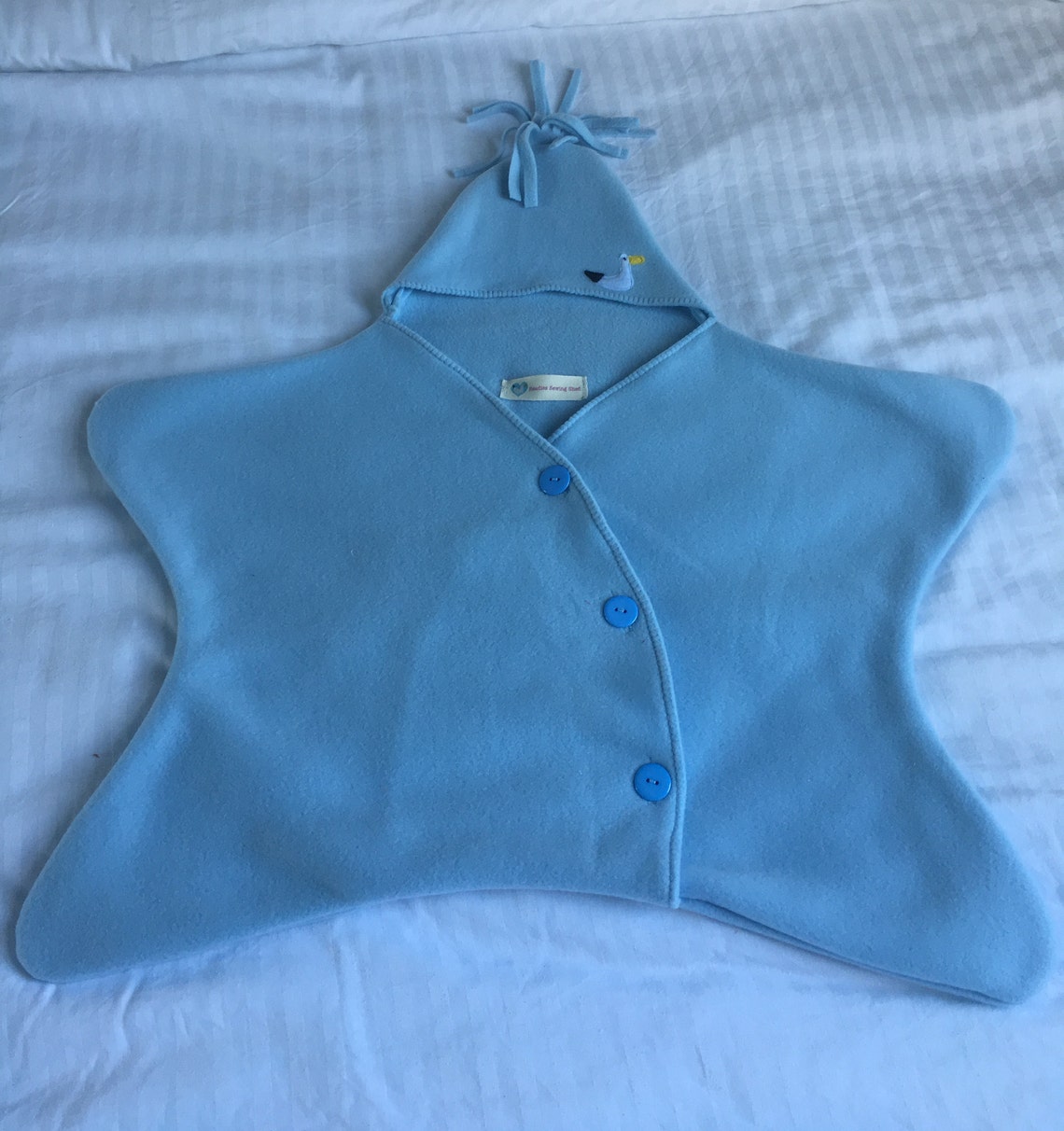 New Baby Star Baby Blanket Baby Blanket Blue Fleece Baby Etsy UK