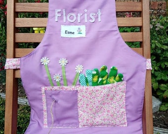 Childrens Role Play, Florist dressing up apron for kids , Dressing Up, Role Play, Dressing up outfit, Kids Imagination,