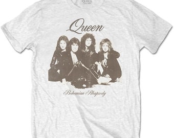 Queen Boho Rhapsody Portrait T-shirt A Rock Off Produit sous licence officielle Taille adulte unisexe