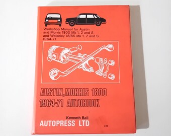 オースティン・モリス 1800 オートブック：1964-71 ワークショップマニュアル