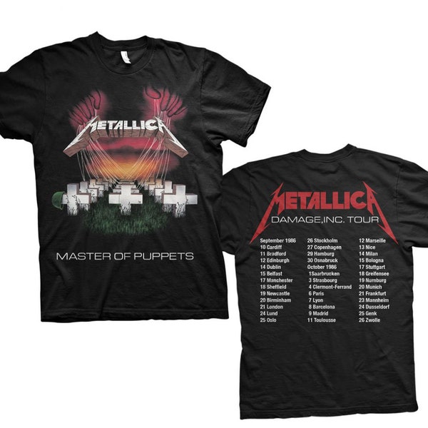 Metallica Shirt - Etsy