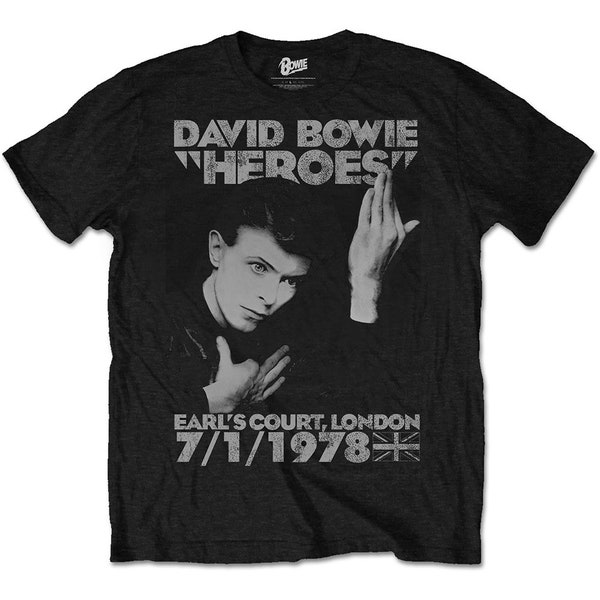 Rock Off David Bowie 1978 World Tour Official T-Shirt - Unisex, 100% Cotton, Licensed Merch - View #6
