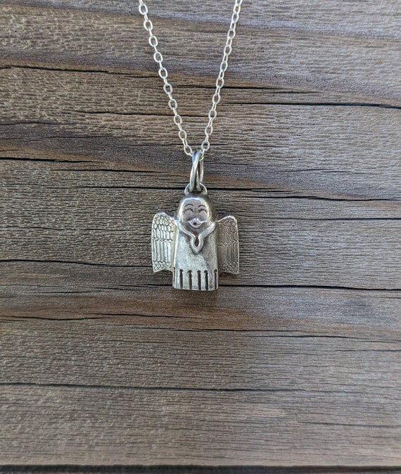 Etsy clearance angel necklace