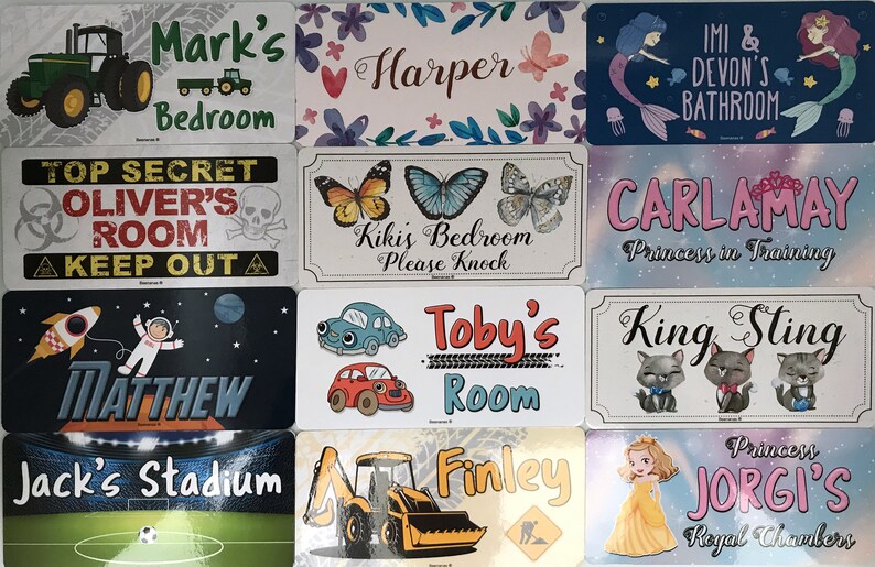 Princess Room Loading Sign Princess Royal Girl Personalised Childs Bedroom Door Sign Name Plaque ...