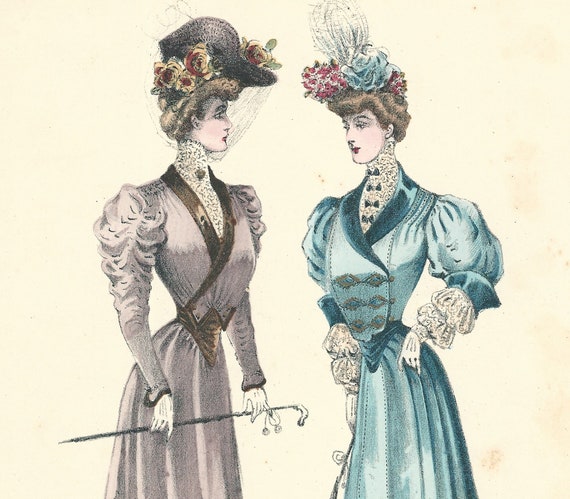 eary 1900s french antique dresses