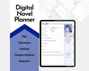 Digital Hyperlinked Novel Planner