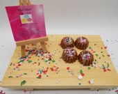 Sugar Cookies Scented Christmas Mini Bunt Cake Pack of 4 Wax Tarts For Wax Warmers