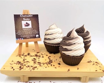 Chocolate Cupcake - Handmade Soap - Soap Cupcakes