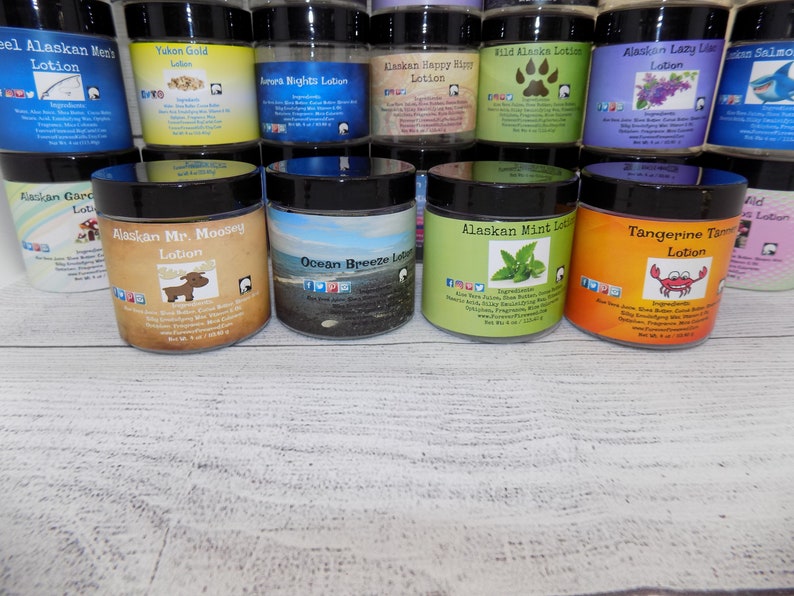 Alaskan Body Lotion | Moisturizing Lotion for Dry Skin | Natural Skincare | Alaska Themed Gift | Hydrating Body Care | Non-Greasy Lotion image 4
