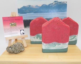Alaska's Watermelon Berry Handmade Soap