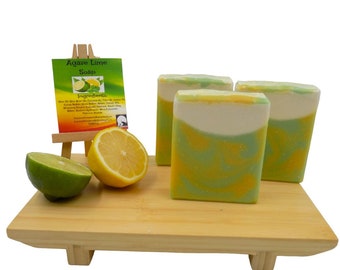 Lemon Lime Curtis Handmade Bar Soap