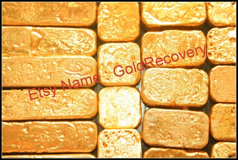 50 GRAMS Gold Recovery Gold Bar Melted Drop Scrap Plated Pins Etsy Israel