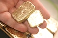 80 GRAMS Gold Recovery Gold Bar Melted Drop Scrap Plated Pins CPU! Jewelry making Worldwide Shipping - NEW product logo