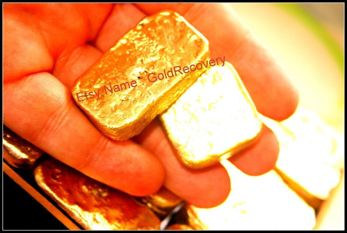 700 Grams Melted Drops Scrap Gold Plated Pins for Recovery Not Etsy