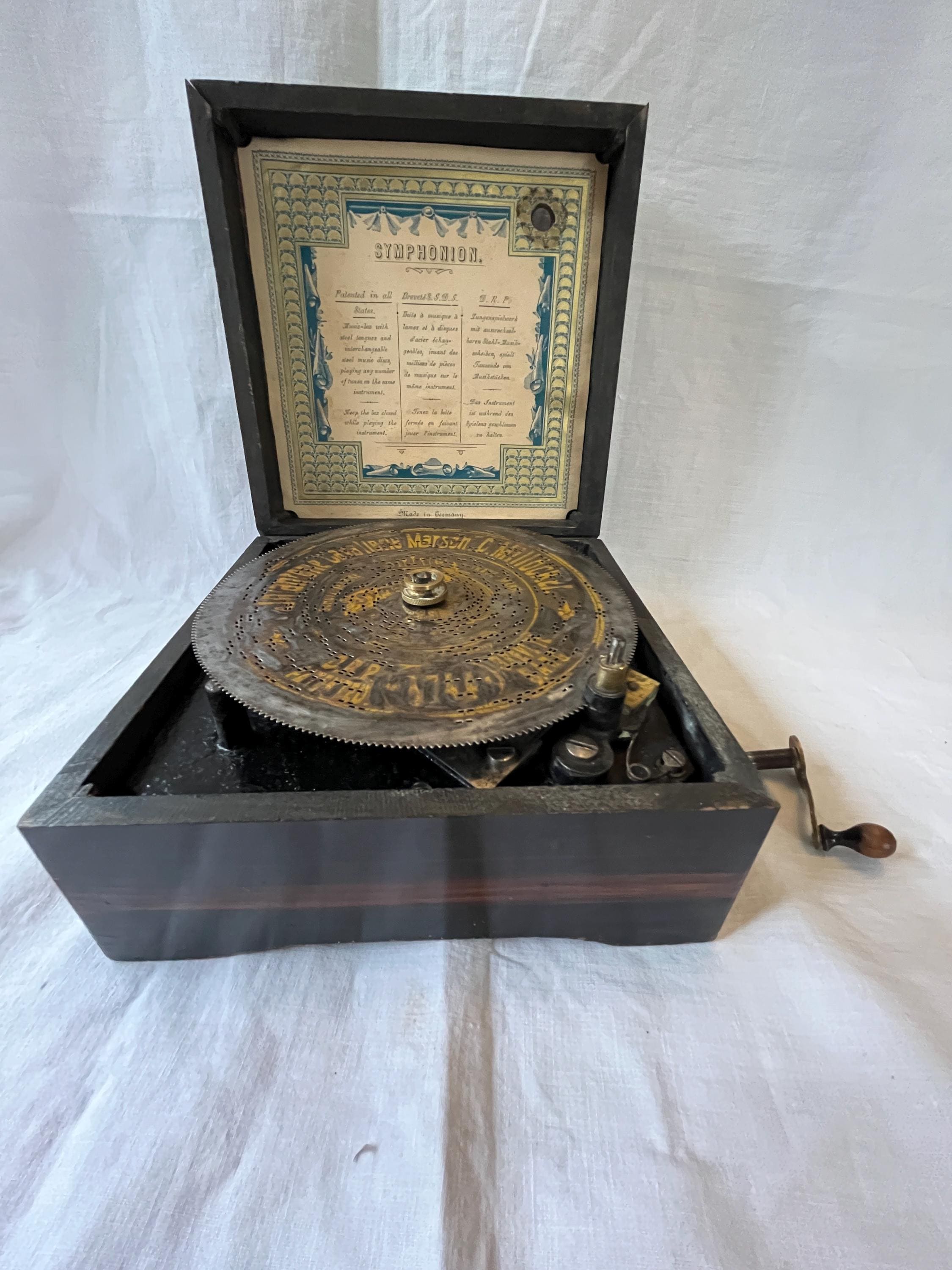 Symphonium Music Box - Etsy