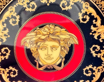 Rosenthal Versace - dish - plate flat 10 cm Medusa - porcelain