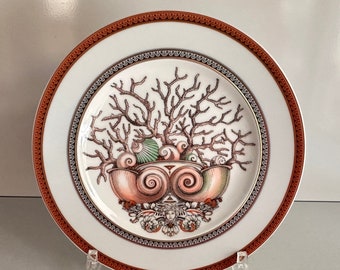 Rosenthal Versace - Tabla - Plato de pan 18 cm Les Etoiles de la Mer - Porcelana
