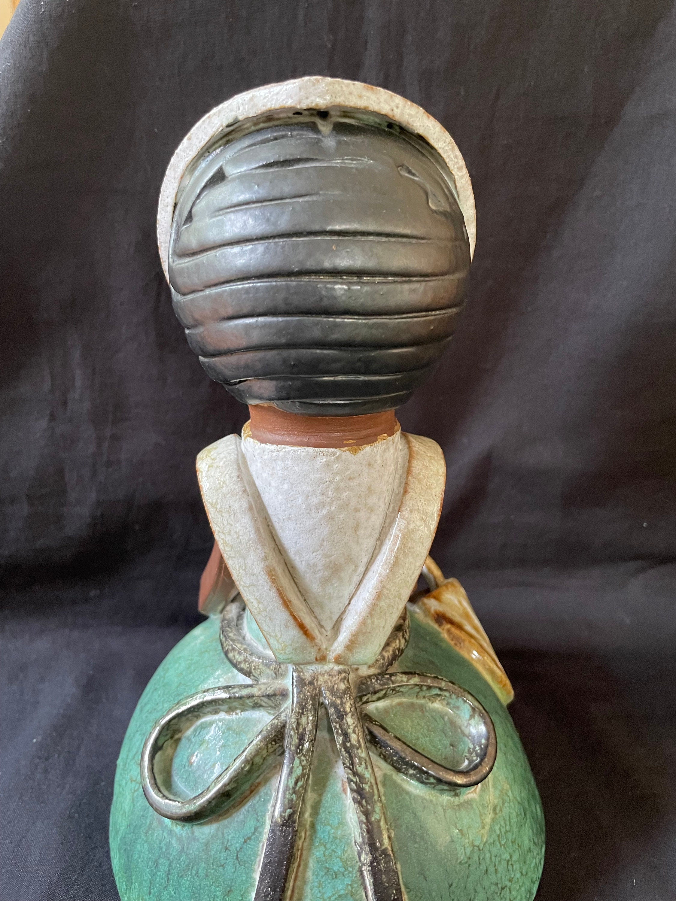 Montserrat Ribes スペイン 置物 オブジェ Elisa Montserrat Ribes Ceramic Figurine . Signed Bottom - Etsy