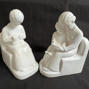 Top Art Deco dutch plateelbakkerij schoonhoven  bookend pair . mint ca. 1930
