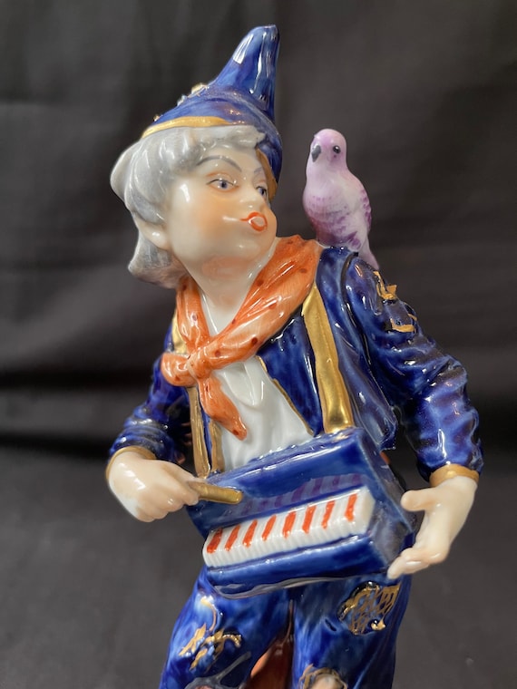 ビンテージ⭐️美品⭐️ ドイツ　フォルクシュテット窯Volkstedt陶器置物 ⭐️美品⭐️ ドイツ フォルクシュテット窯Volkstedt 陶器置物