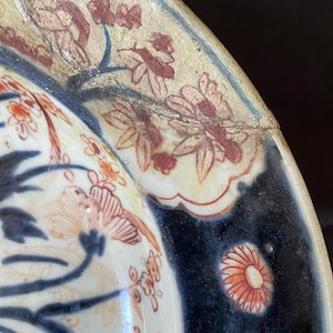 Antique Japanese Imari Barber Bowl Circa 1700 Edo Period ( Restaurated ...