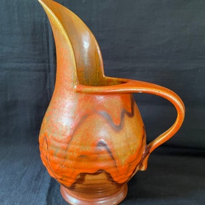 PLATEELBAKKERIJ - Gouda Art Nouveau Ceramic Ewer - Zuid-Holland - Circa 1925