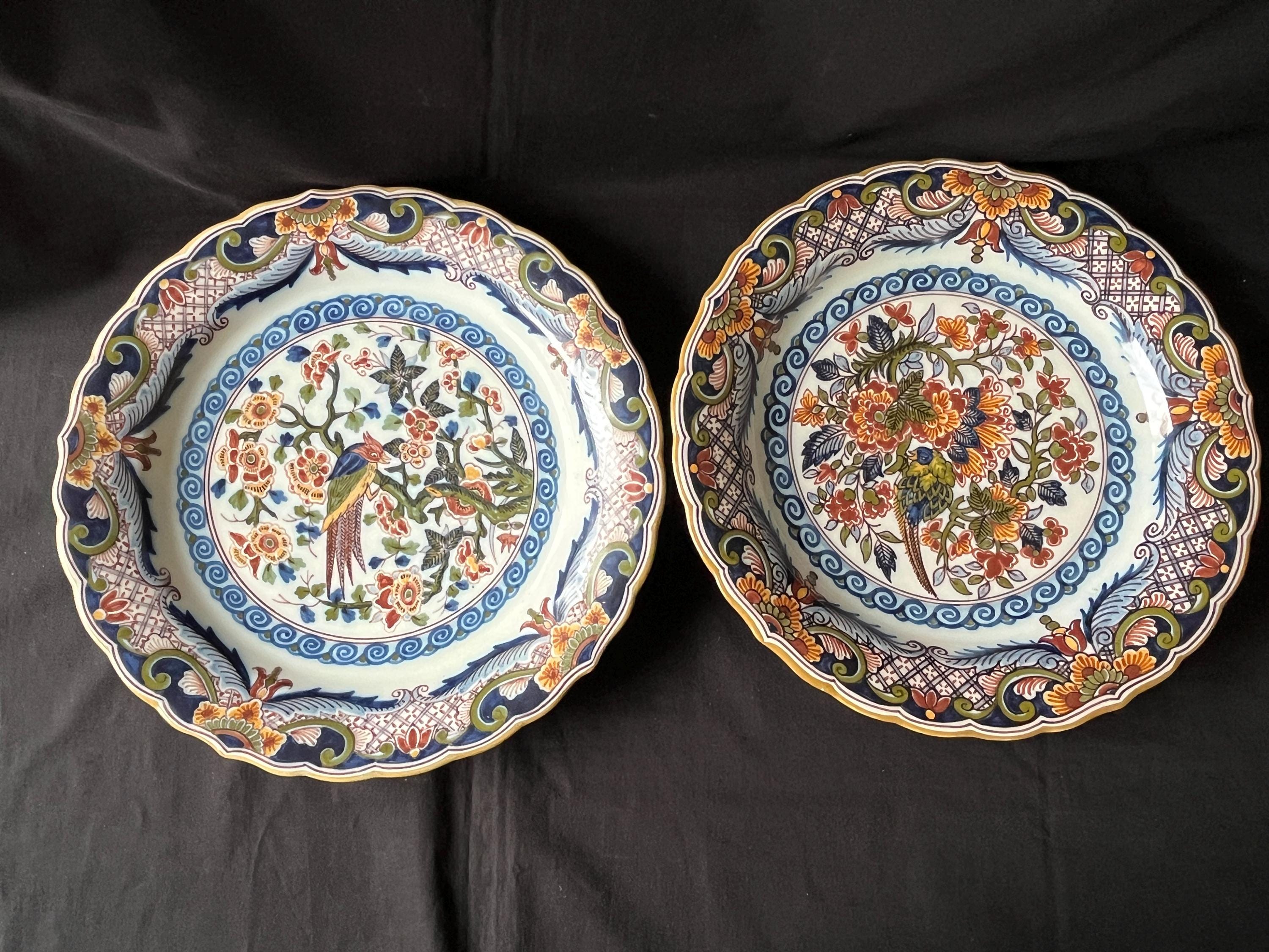 Antique Makkum Dutch Plates - Etsy