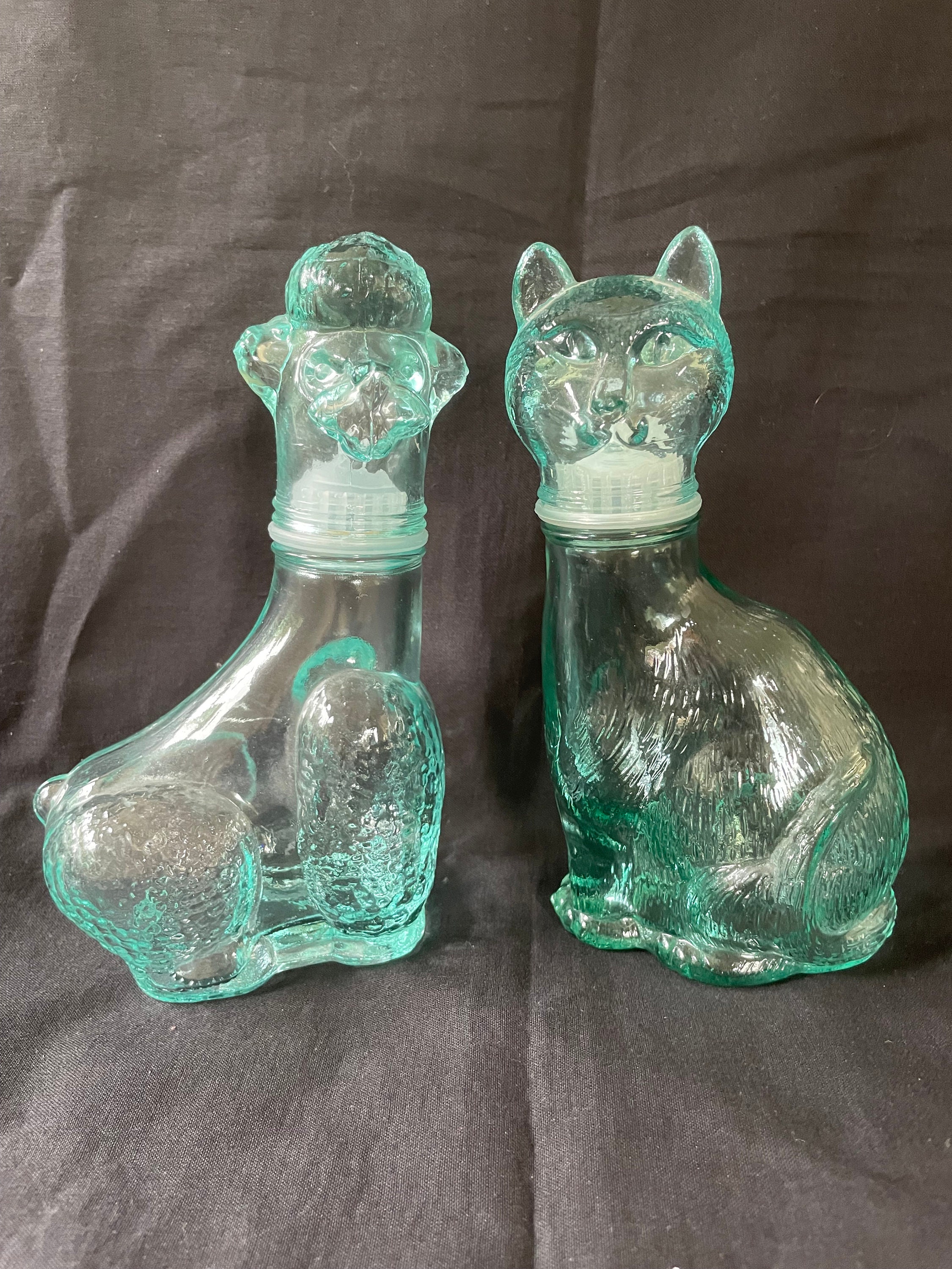 Green Cat Decanter - Etsy