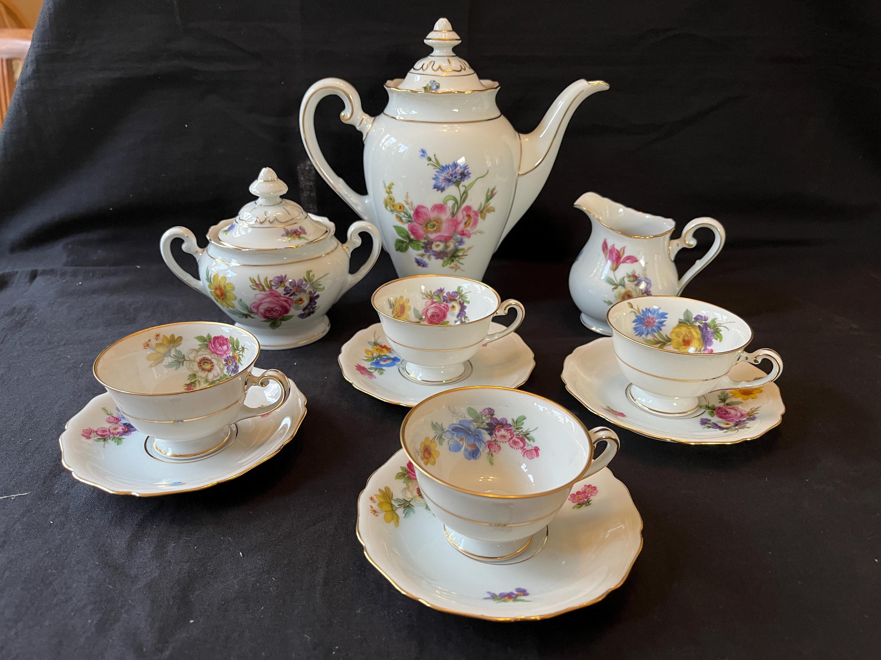 ドイツ製 Hutschenreuther ペールピーチ 金彩 美しいレリーフ5枚 Hutschenreuther Olivia - Etsy