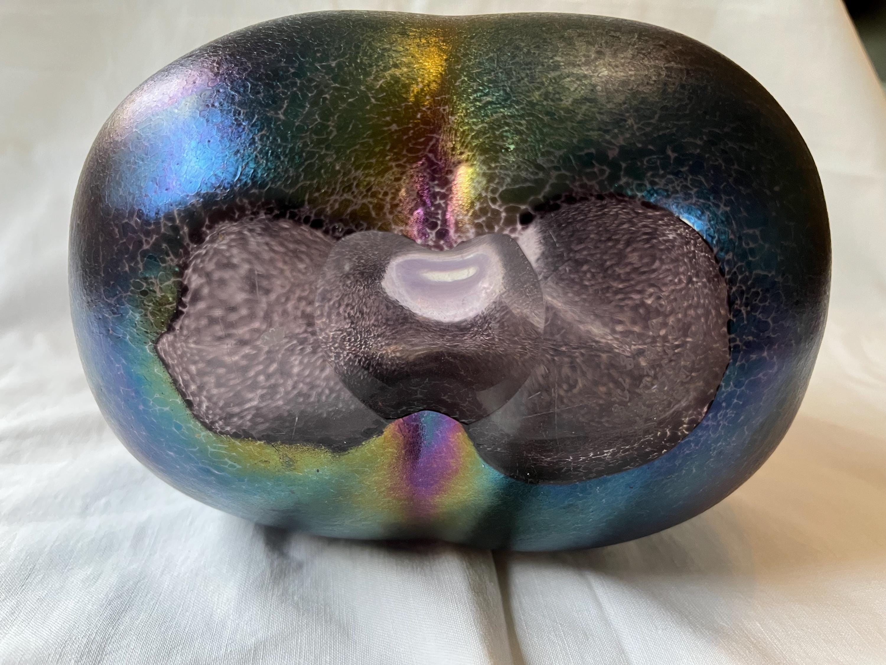 コスタボダ（KOSTA BODA）アーティストコレクション　Volcano Kosta Boda Bertil Vallien Volcano Large Vase No. 48138 Rare Mint