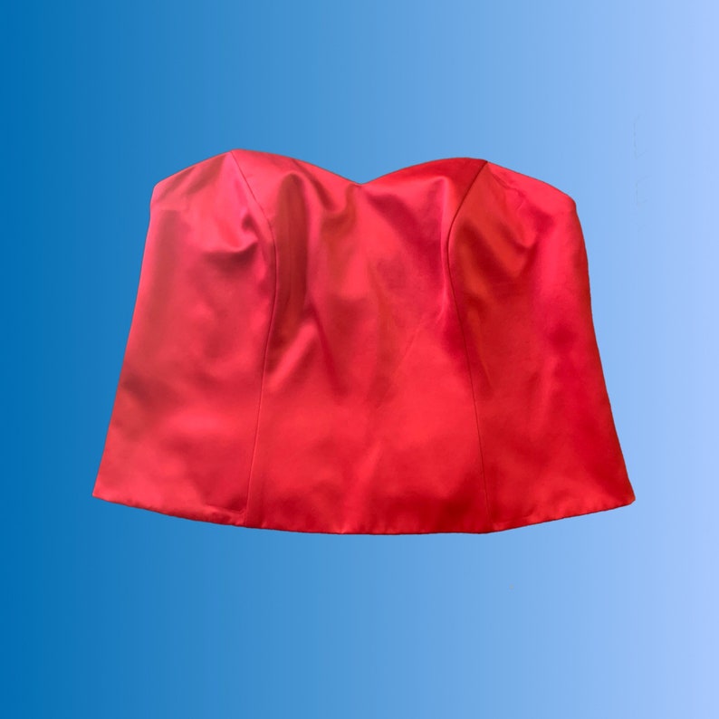 Vintage Red Bustier