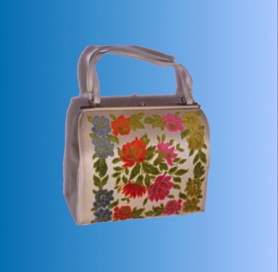 Vintage 60's Floral Bag