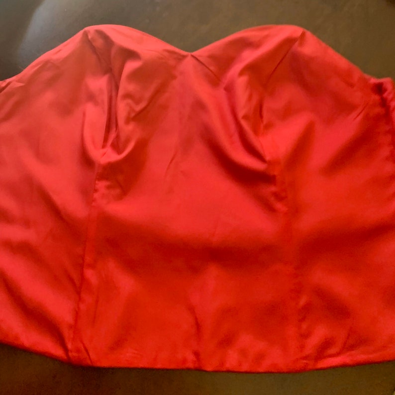 Vintage Red Bustier