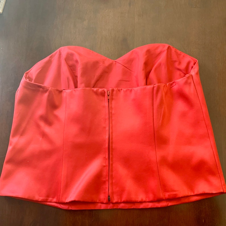 Vintage Red Bustier