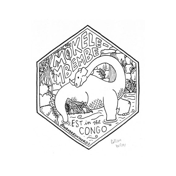 MOKELE MBEMBE - Mokele Mbembe - Sticker