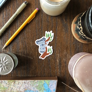 Adesivo Koala Gentilezza Scritto a Mano, Adesivo Ispirazionale, Adesivo Koala, Adesivo Gentilezza, Arte Koala, Adesivo Citazione Gentilezza