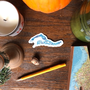 Handbeschrifteter Schwimmeraufkleber, Schwimmaufkleber, Aufkleber für Schwimmer, Inspirational Sticker, Schwimmergeschenk, handbeschrifteter Aufkleber