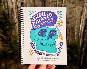 Consejos inspiradores: Aliento del más allá, un libro para colorear espeluznante y edificante.