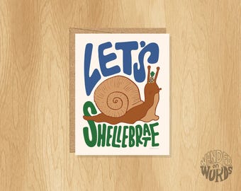 Hand-Lettered Birthday Fungi Card, Birthday Card, Mushroom Birthday Card, Unique Birthday Card, Fun Birthday Card for Man, Fungi Card