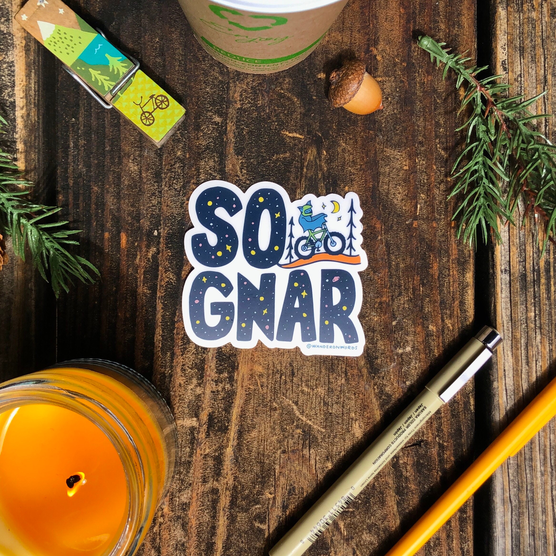 Gnarly Sticker - Etsy Canada