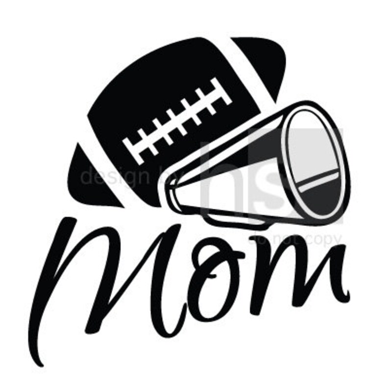 Window Sticker Car Decal Sports Mom Football Cheer Mom Etsy