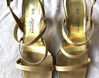 Gold Evening Shoes - Etsy