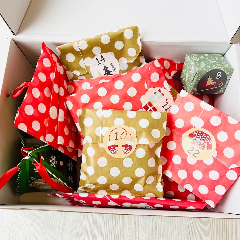 Kawaii Stationery Advent Calender Etsy