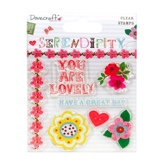 Dovecraft Kiss /& Make Up Clear Stamp set BeYOUtiful hey Birthday Love lipstick