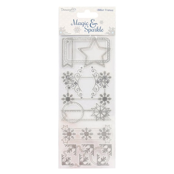 Dovecraft Christmas Theme Snowman 3D Stickers Crafts Cardmaking Scrapbooking
